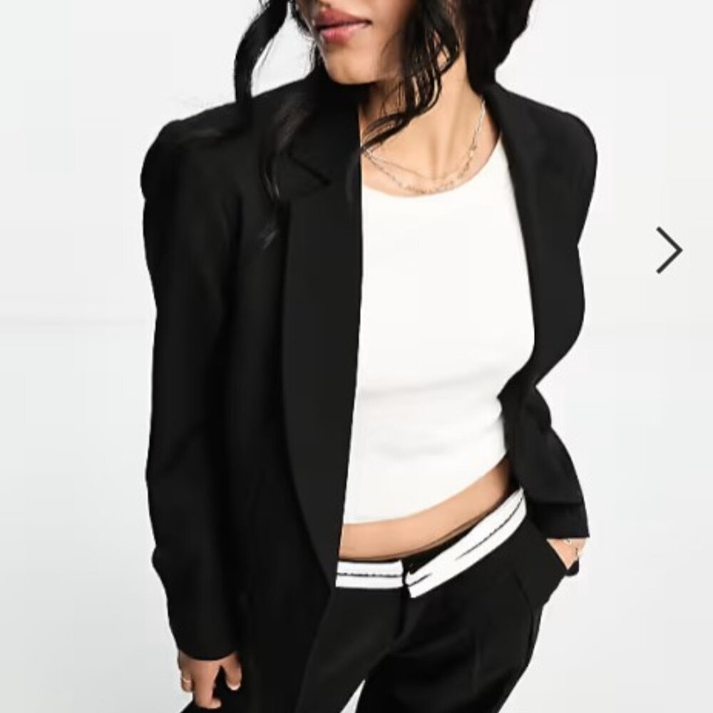 Miss Selfridge blazer in black